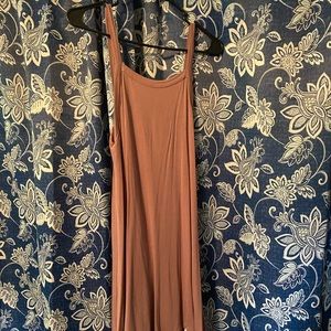 Mauve shift dress